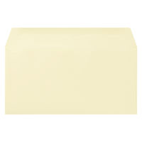 ムトウユニパック ナチュラルカラー封筒 長3横型 クリーム 1000枚（100枚×10パック）