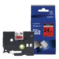 ピータッチ テープ 幅24mm 赤ラベル(黒文字) TZe-451 2個 ブラザー