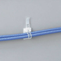 エレコム　ケーブル結束クリップ　白　LD-CUC18　1セット（直送品）