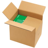 【底面A4】　無地ダンボール　高さ調節タイプ　A4×高さ255～335mm　SS　1梱包（10枚入）