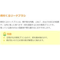 【粘膜ブラシ】 オーラルケア 柄付くるリーナブラシ 業務用パック 1セット（12本入）