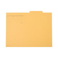 プラス　個別フォルダー　A3　イエロー　FL-069IF　87427　1箱（100枚：10枚入×10袋）
