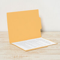 プラス　個別フォルダー　A4ラテラル　イエロー　FL-061RIF　87467　1箱（100枚：10枚入×10袋）