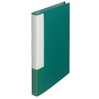 プラス　スーパーエコノミークリアーファイル　A4タテ　40ポケット　グリーン　FC-124EL　88433　1セット（30冊）