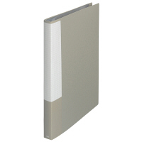 プラス　スーパーエコノミークリアーファイル　A4タテ　40ポケット　グレー　FC-124EL　88430　1セット（30冊入）