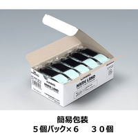 カシオ CASIO ネームランド テープ スタンダード 幅24mm 白ラベル 黒文字 30個 8m巻 XR-24WE-5PE