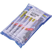 三菱鉛筆（uni） プレイヤーズ ボールペン（ストラップ付） 透明軸 黒・赤インク 2色 0.7mm SE382.T 1箱（10本入）（取寄品）