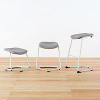 【設置込】イトーキ swingy（スウィンギー） ハイタイプ　座クッションタイプ　KSW-103C-W9125　１脚（直送品）