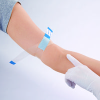 オオサキメディカル 駆血・圧迫テープ フリーサイズ 42031 1箱（100枚入）