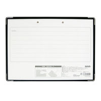 クリップボード　B4ヨコ　黒　バインダー　用箋挟　ハピラ