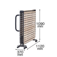 簡易ベッド　収納式すのこベッド 　桐　AX-BF1006 1台　アテックス（直送品）