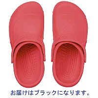 【ワークサンダル】 クロックス ビストロ ブラックM5／W7 10075A M5/W7(22.5～23.4cm) 1足