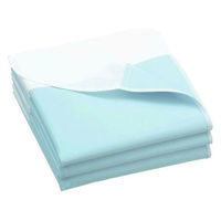 ピジョン　デニム防水シーツM　サックス　1セット（3枚：1枚×3）