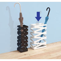 山崎実業　傘たて　ロック　ワイド　ホワイト　幅300×奥行153×高さ485mm 1台