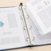 プラス　差替式クリアーファイル デジャブ　4穴タイプ　背幅35mm　ピュアホワイト　89407　FC-224DP　1箱（12冊入）