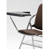 【軒先渡し】サンケイ メモ台付（テーブル付き）折りたたみチェア ブラック SCF12-CXM 1箱（2脚入）（直送品）