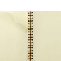 ロルバーン ポケット付メモ A5 レッド 赤 5mm方眼 リングノート デルフォニックス（Rollbahn）