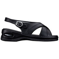 ストリックスデザイン エアークロスサンダル ブラック S KN-068 1足　ナースサンダル