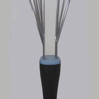 長谷川化学工業　抗菌泡立てIIライン　45cm　ブラック　（直送品）