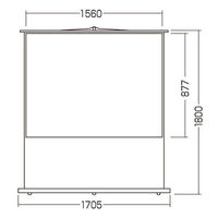サンワサプライ プロジェクタースクリーン PRS-Y70HD 70型 16:10 ポール式
