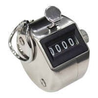 プラス 数取器 手掌用 30899 1セット(4個:1個×4)