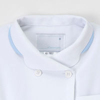 ナガイレーベン ナース服　Hospar Stat（ホスパースタット） ナースワンピース 半袖 HO-1937 ホワイト×サックスブルー LL