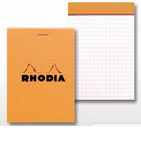 RHODIA（ロディア） ブロックロディア 方眼 No.11 オレンジ cf11200