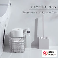 マーナ　トイレブラシ　角形　W061W　ブラシ　1セット（2組：1組×2）