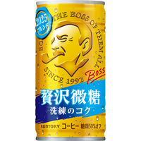 【缶コーヒー】サントリー BOSS（ボス） 贅沢微糖 185g 1箱（30缶入）