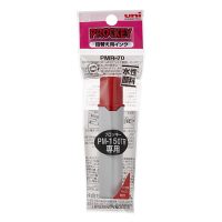 プロッキー　水性ペン　太・細ツイン　詰替カートリッジ　赤　三菱鉛筆 uni