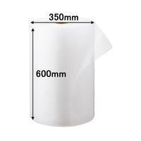 川上産業 「現場のチカラ」 プチプチ ライトプチ（R） 幅600mm×42m巻　半透明　1セット（10巻：2巻入×5）  オリジナル