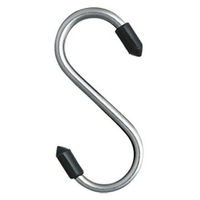 ニッサチェイン　キャップ付ステンレスS字フック　50mm　A709　1パック（3個）　320-3972