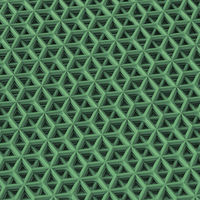 山崎産業 ブイステップマット7 (#13) グリーン F-207-13 1枚