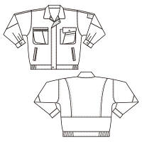 アイトス　長袖ブルゾン　AZ6321-006　ブルー　SS　（直送品）