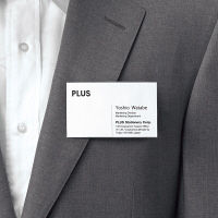 プラス　名刺型名札　両用金具360度回転式　CT-002　84783　1セット（50個）