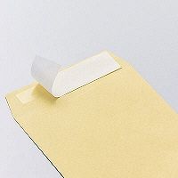 寿堂紙製品工業　業務用サイド貼　クラフト封筒　長3シール付　10059　1箱（3000枚入）