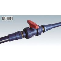 積水化学工業 エスロン 塩ビ製ボールバルブ ねじ式 本体PVC OリングEPDM 15 長さ97mm×高さ75mm BV15NX 1個（直送品）