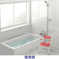 アロン化成 折りたたみシャワーベンチISフィット ブルー 536106 1台 23-7137-02