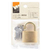 【南京錠】 アルファ シリンダー南京錠E1000ー35mm PA-164 1セット（5個：1個×5）