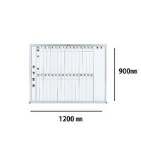 トラスコ中山 TRUSCO スチール製ホワイトボード 月予定表・縦 900X12 GL-212 1枚 502-6709
