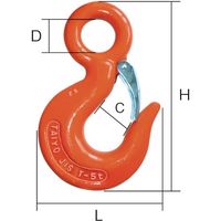 大洋製器工業 TAIYO 重量フック 1t バネ付(3023931) GHK-1S 1個 296-5542（直送品）