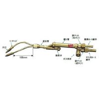 エスコ 350mm 2火口バーナー(アセチレン・酸素) EA300-2 1本（直送品）