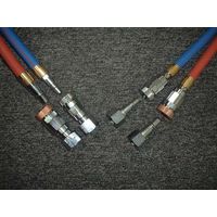 エスコ (5+5mm)x20m カプラ付ツインホース EA300AC-20 1本（直送品）