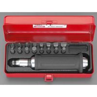 エスコ 1/2”DR インパクトドライバーセット(5/16”Hexビット用) EA550XD-2 1組(1セット)（直送品）