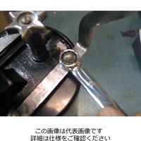 エスコ 4本組/ 7ー17mm めがねレンチ(ショート・ストレート) EA616DB 1セット（直送品）