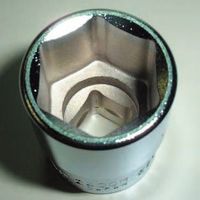 エスコ 1/4”DR ソケットレンチセット EA618-6 1組(1セット)（直送品）