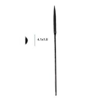 エスコ 140mm ダイヤモンドヤスリ(半丸・3本組/粗・中・細目) EA826VH-2 1組（直送品）