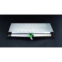 エスコ 92ー122cm 足場台(調整脚・キャスター付) EA905DF-3 1個（直送品）