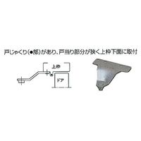 エスコ 65kg以下 ドアクローザー(パラレル段付型/シルバー) EA951LD-23A 1個（直送品）