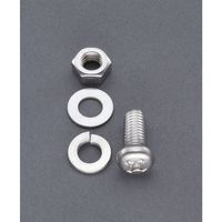 エスコ M5 ねじナットセット(ステンレス製) EA949SB 1組(1個)（直送品）